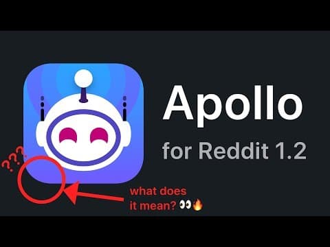 Apollo for Reddit 1.2 Update