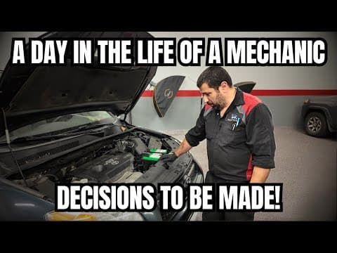 A Day in The Life of a Mechanic | Decisions to be made.