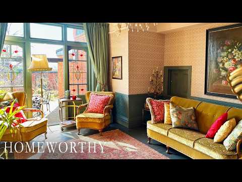 HOUSE TOUR | This Instagram-Famous London Home Blends Art Deco Design with Bold, Colorful Character