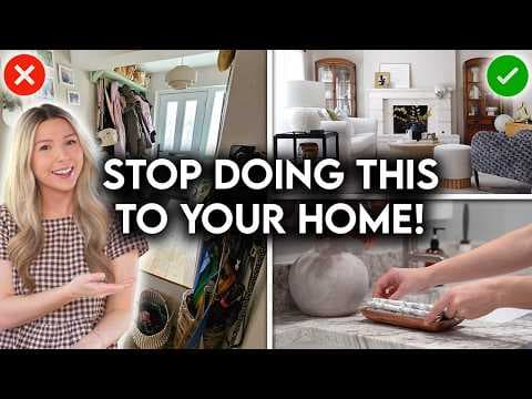 10 REASONS YOUR HOME IS UNINVITING | COMMON DECORATING MISTAKES