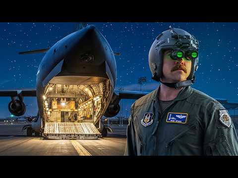 The Most Insane Flight On The C-17 Globemaster (At Night)