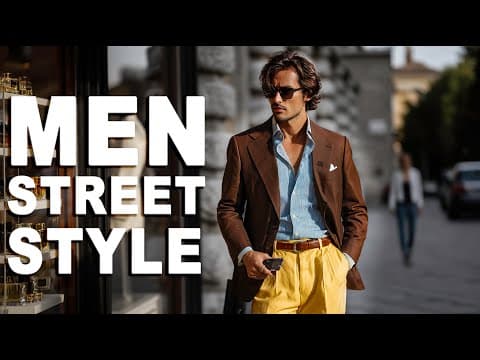 Spring Men's Streetwear Looks for 2025 | Street Style Inspiration