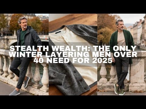 Stealth Wealth: The ONLY Winter Layering Men Over 40 Need for 2025