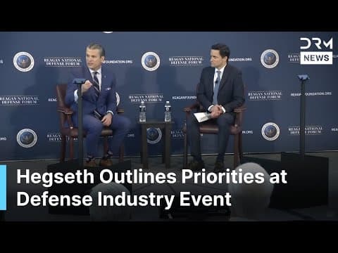 FULL ADDRESS: Pete Hegseth Addresses Defense Industry Forum in California | AC1F