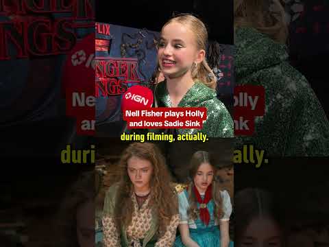 Stranger Things' Holly Wheeler loves Sadie Sink