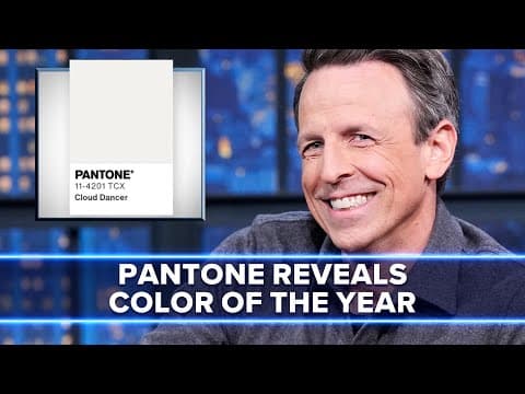 Pantone Reveals “Cloud Dancer” as Color of the Year