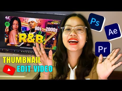 How I Design Thumbnails and Edit Videos Using Photoshop, After Effects & Premiere Pro
