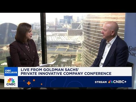 Goldman Sachs CEO David Solomon: AI is a longterm secular trend, don't see it reversing