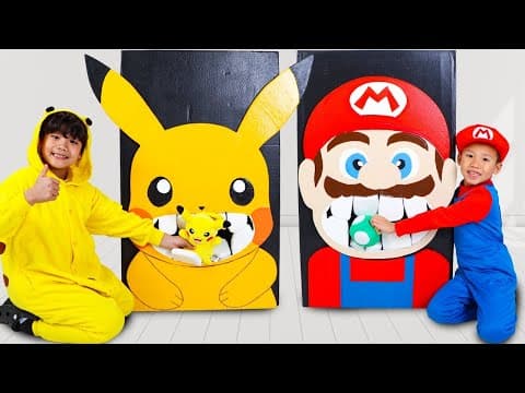 Eric Kaden & Emma Mario Kart Racing and Pokémon Showdown: Lesson in Friendship