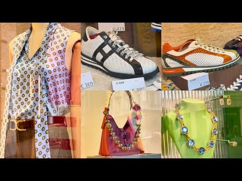 FENDI, Gucci, Prada, Dior, Chanel Luxury Store Windows Milan 🇮🇹 | Bags, Shoes, Fashion & Leather