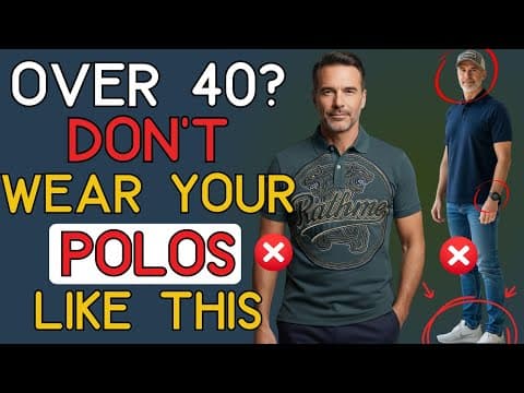 Why Your Polo Shirts Are Aging You (Men Over 40 Style Fix) | 40+ Men's Fashion