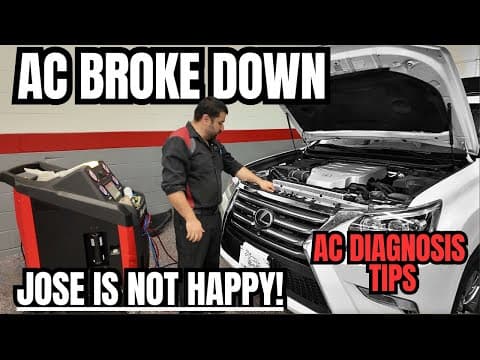 AC Broke Down In Our Cameraman's Lexus GX! Let's Fix it