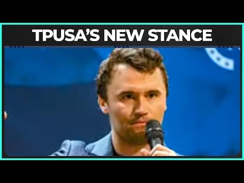 TPUSA DITCHES Charlie Kirk's OWN Positions And Gets CALLED OUT