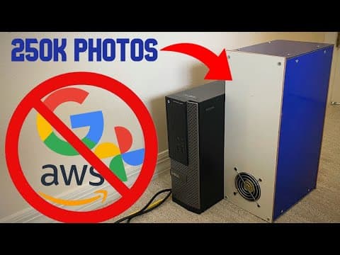 e-Waste to DIY Home Server (PhotoPrism, NAS, Minecraft)