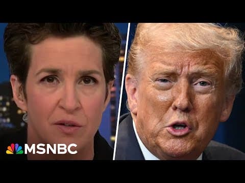 'WE NEED TO WATCH OUT': Maddow sounds alarm on ICE surveillance as Trump wields new weapon