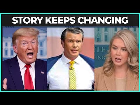 Hegseth SCRAMBLES For An Explanation On Boat Strikes