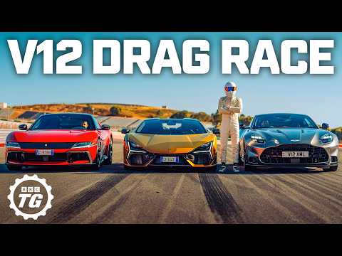 Ferrari 12C vs Lamborghini Revuelto vs Aston Martin Vanquish! | 4K