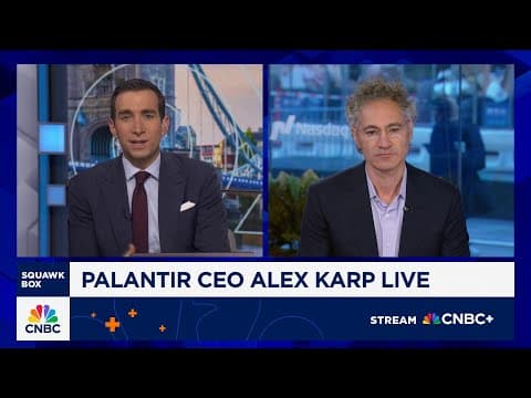 Alex Karp on 'Big Short' investor Michael Burry: 'Bats--- crazy' for bets against Palantir, Nvidia