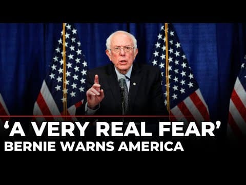 'This Elite Group of Multi-Billionaires…' Bernie Sanders Issues Urgent Message for Americans on AI