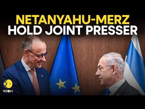 LIVE: Netanyahu & Merz Address Press Together Amid Rising Regional Strains | WION LIVE