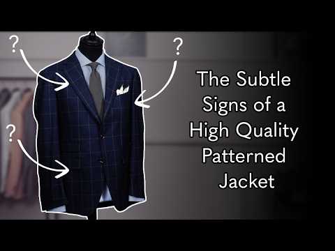 Pattern Alignment - Once You See This Jacket Detail, You Can’t Unsee It