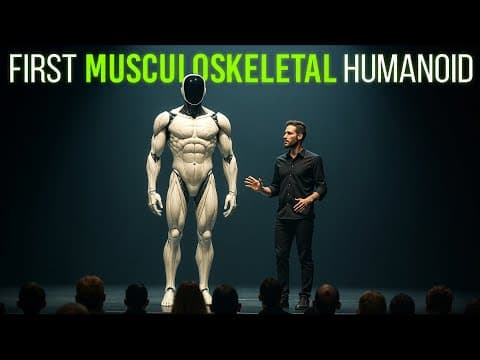 The First Full-Body MUSCULOSKELETAL Humanoid That Can Sweat SHOCKS The World!