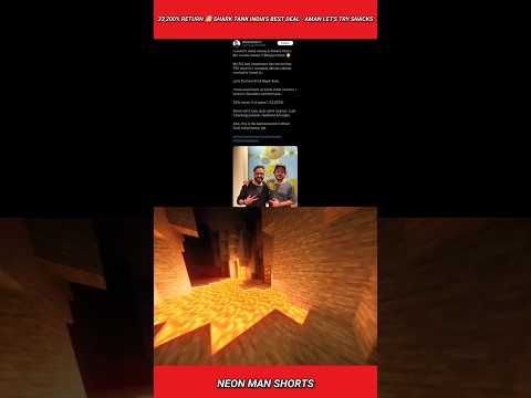 33,200% return 🤯 Shark Tank India's best deal - Aman Gupta Let's Try Snacks #shorts