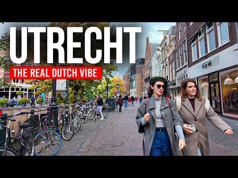 UTRECHT, Netherlands 🇳🇱 The Hidden Gem of the Netherlands | 4K Walking Tour