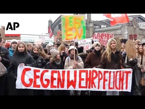 Protest in Germany as lawmakers approve plan to attract more military recruits