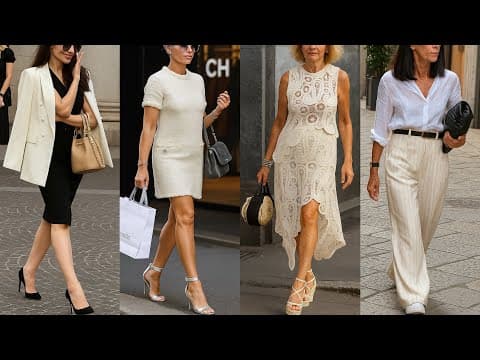 LATEST ITALIAN STYLE 2025 🇮🇹 STREET FASHION INSPIRATION & SHOPPING; ELEGANCE SUMMER DRESSES FOR JULY