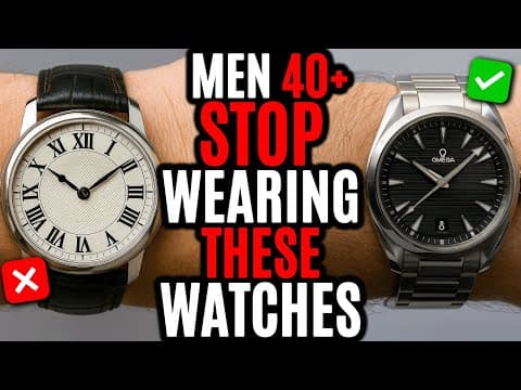 3 Watches Every Man Over 40 Should Own For Any Occasion