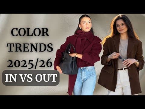 What’s In & Out: The Biggest Color Trends for Fall/Winter 2025/26