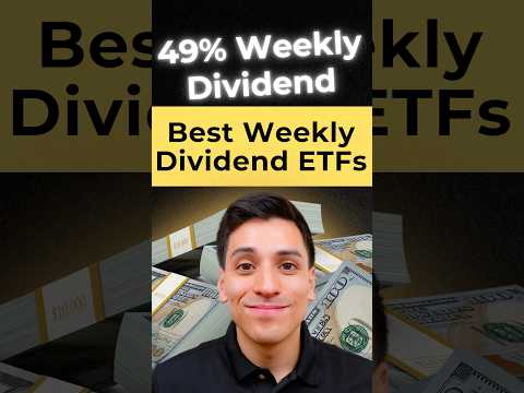 4 Best ETFs that Pay WEEKLY Dividends #etfinvesting #dividend #investing #stockmarket