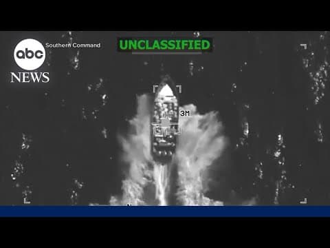 New US attack on suspected drug boat: Pentagon