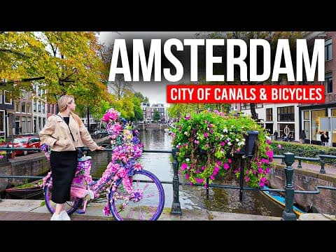 AMSTERDAM, Netherlands 🇳🇱 The Most Beautiful City in Europe? | 4K Walking Tour