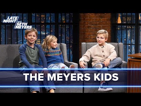 Seth Meyers Surprises His Kids with a Late Night Interview