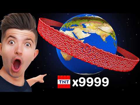 Minecraft, But TNT = World Size!