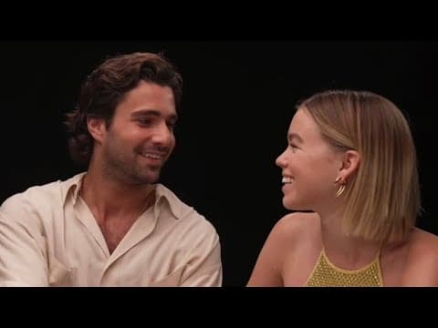 Milly Alcock and Fabien Frankel being precious for almost 6 minutes straight