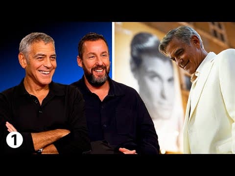 George Clooney and Adam Sandler on Jay Kelly, movie gripes and accidentally being rude in Britain