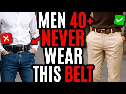 Stop Doing This with Your Belt – Style Rules Men Get Wrong in 2025