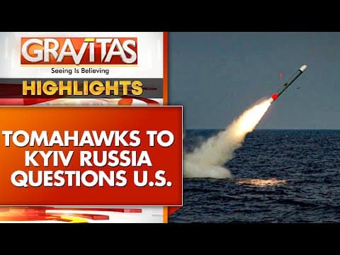 Will U.S. Test Putin’s Red Lines With Tomahawk Missiles for Ukraine? | GRAVITAS HIGHLIGHTS