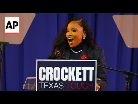 Jasmine Crockett announces Senate bid in Texas and tells Trump 'I'm coming for you'