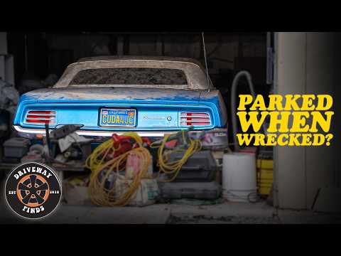 Muscle Car Rescue. Getting a CRASHED 1970 Barracuda on the road again | Driveway Finds