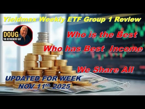 YieldMax Weekly ETFs Group 1 Ranked: Income, NAV Erosion & Total Return