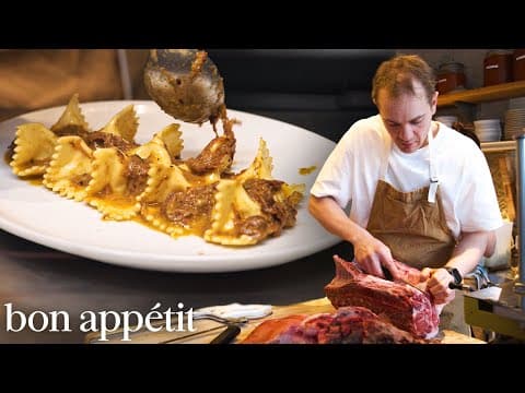 How London's Hottest Italian Restaurant Uses a Whole Pig | On The Line | Bon Appétit