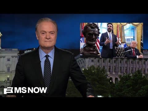 Lawrence: The image of Trump and Mamdani perfectly captures the decline and fall of Trump.