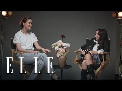 Rose Byrne Can't Believe That A$AP Rocky Thinks She's Cool | Tiny Talks | ELLE