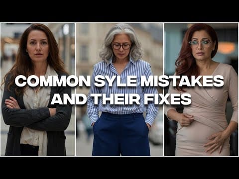 15 COMMON Casual Style Mistakes Women 50+ | Make Easy 1 Minute Fixes