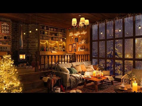 Cozy Coffee Cabin ☕ Instrumental Jazz Music ☕ Relaxing, Study & Work