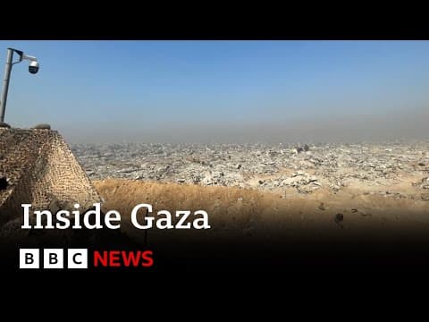 Inside Gaza, BBC sees total devastation after two years of war | BBC News